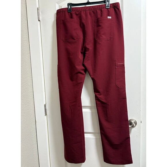 FIGS Technical Collection Scrub pants Maroon Red XL T Men’s Women’s straight leg - Picture 7 of 9